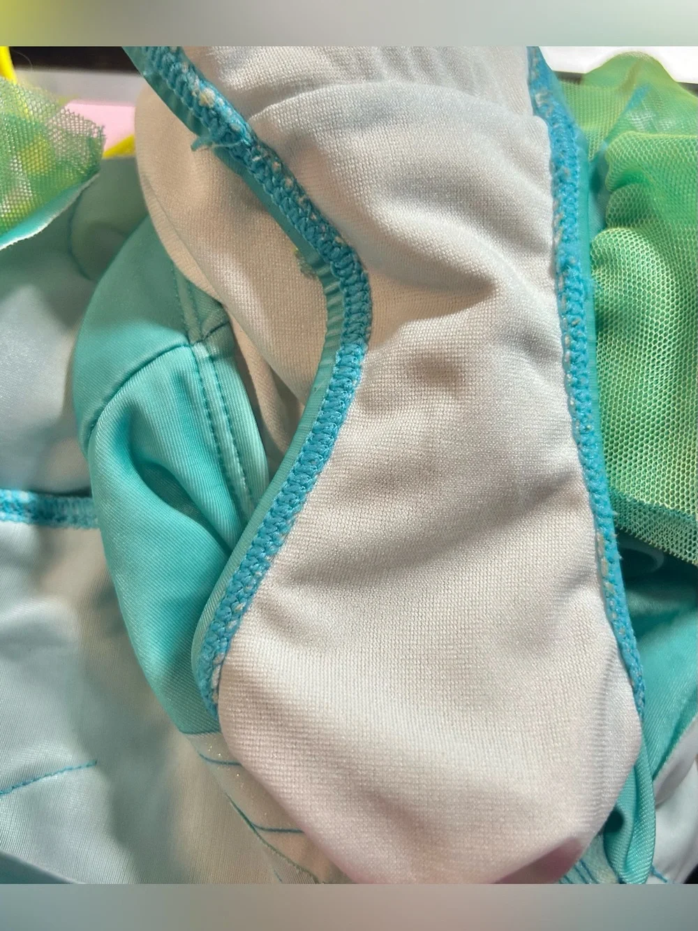 Disney Store Ariel Little Mermaid Swimsuit Teal Girls 5/6